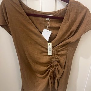 Max Studio Gathered top